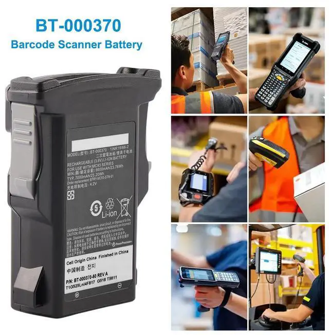 Alt view image 6 of 7 - KingSener BT-000370 BTRY-MC93-STN-01 Battery for Zebra MC93 MC9300 Mobile Computer 7000mAh