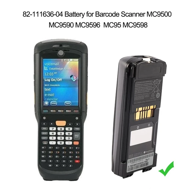 Alt view image 4 of 7 - KingSener 82-111636-04 Battery for Zebra Symbol MC9500 Mobile Computer 7020mAh 3.7V 26Wh