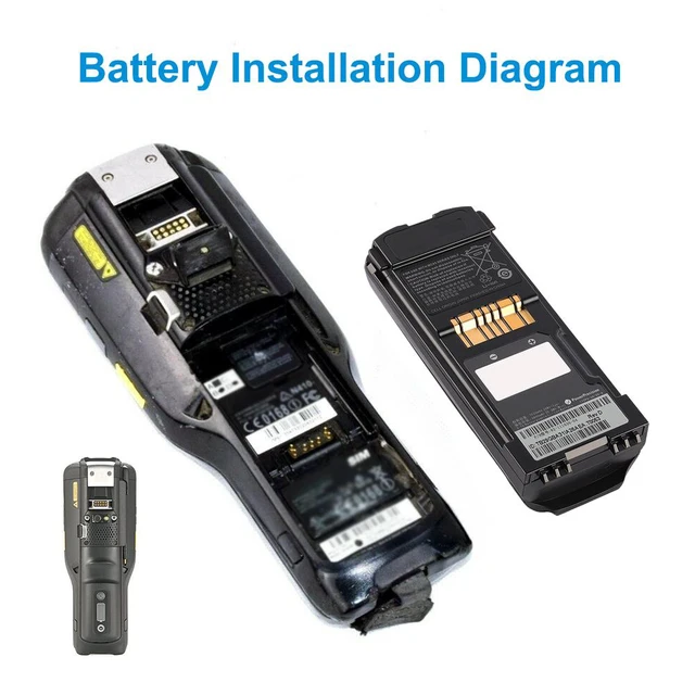 Alt view image 5 of 7 - KingSener 82-111636-04 Battery for Zebra Symbol MC9500 Mobile Computer 7020mAh 3.7V 26Wh