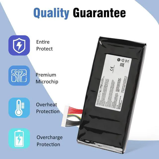 Alt view image 5 of 6 - BTY-L77 Battery For MSI GT72 GT72S GT72V GT72VR GT80 GT80S WT72 83.25Wh