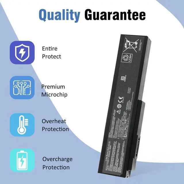 Alt view image 5 of 7 - KingSener A32-N61 Battery 56Wh For ASUS N61 N61J N61D N61V N61VG N61JA N61JV M50S N43S N43JF N43JQ N53 N53S N53SV