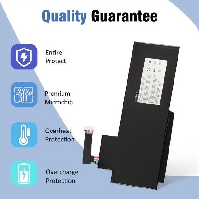 Alt view image 5 of 7 - BTY-L76 Laptop Battery For MSI GS70 MS-1771 MS-1772 MS-1774 2QC-019XCN For Medion Erazer X7615 X7613 5400mAh