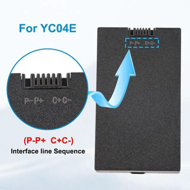 Alt view image 4 of 7 - KingSener YC04E 4200mAh Replacement Battery For Smart Door Lock
