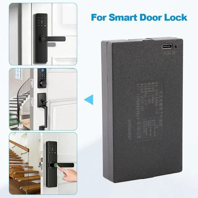 Alt view image 7 of 7 - KingSener YC04E 4200mAh Replacement Battery For Smart Door Lock