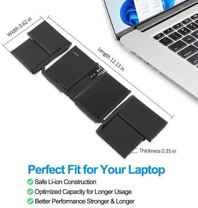 Alt view image 5 of 7 - KingSener A2976 Replacement Battery for Apple MacBook Pro 16-inch A2991 Late 2023 MRW13LL/A MRW63LL/A