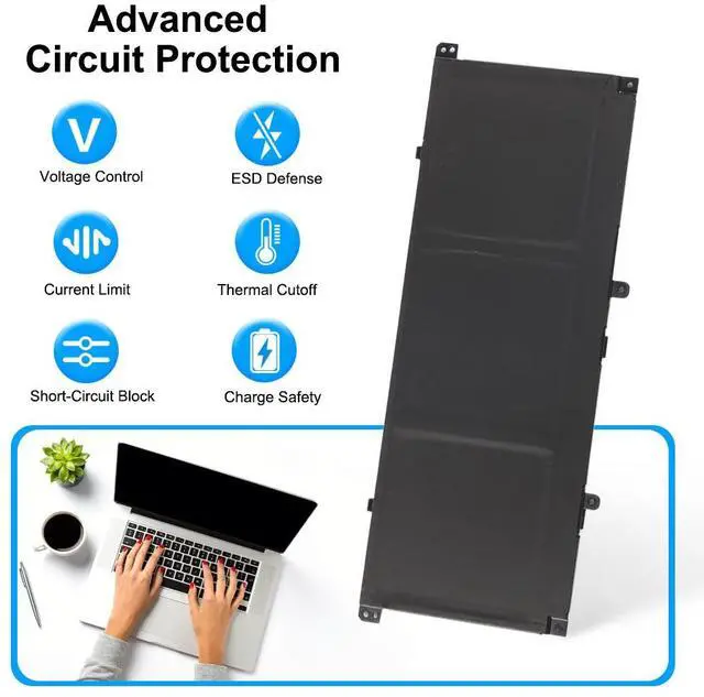 Alt view image 3 of 7 - KingSener GD03XL Replacement Battery for HP Envy x360 14 OmniBook X 14 EliteBook Ultra G1q 59.16Wh