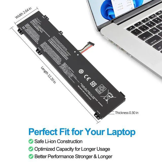 Alt view image 5 of 7 - KingSener L22M4PC0 Replacement Battery for Lenovo Legion Pro 5 7 ThinkBook 16p 15.44V 80Wh