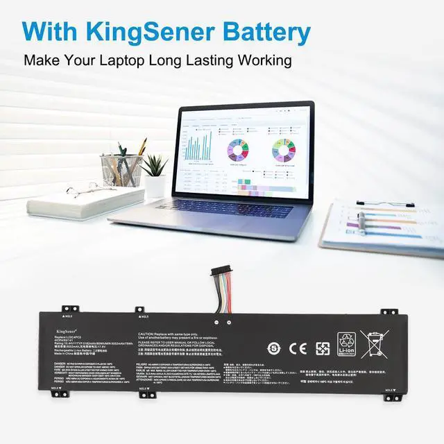 Alt view image 4 of 7 - KingSener L22M4PC0 Replacement Battery for Lenovo Legion Pro 5 7 ThinkBook 16p 15.44V 80Wh