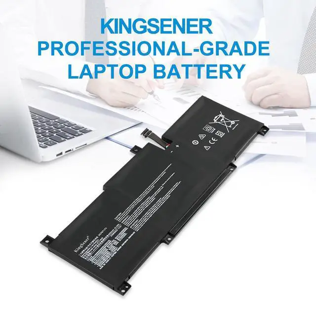Alt view image 2 of 7 - Kingsener BTY-M49 Laptop battery For Prestige 14 A10SC-057RU A10SC-009 A10RB-015CN i7-10710U A10RAS A10M MS-14C1 MS-14D1 52.4WH