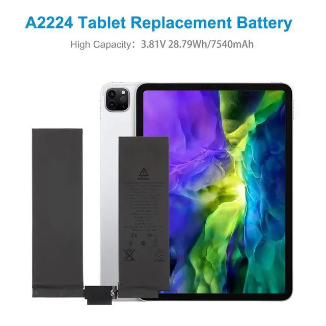Alt view image 2 of 7 - KingSener A2224 Tablet Battery For ipad Pro 11 2020 A2228 A2068 A2230 11 Pro 2rd 2th