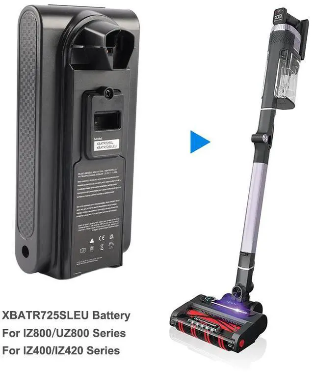 Alt view image 7 of 7 - KingSener XBATR725SLEU Replacement Battery For Shark Vacuum Cleaner IZ862H IZ840H UZ865H