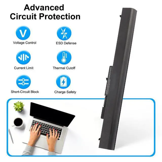 Alt view image 3 of 7 - KingSener OA04 Replacement Battery For HP 15 TouchSmart Notebook series 15-d035dx 15-d053cl 15-d069wm