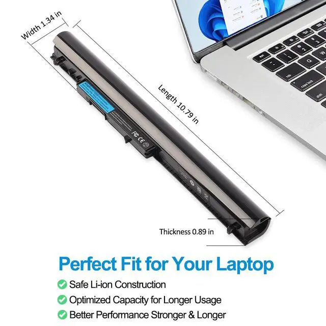 Alt view image 5 of 7 - KingSener OA04 Replacement Battery For HP 15 TouchSmart Notebook series 15-d035dx 15-d053cl 15-d069wm