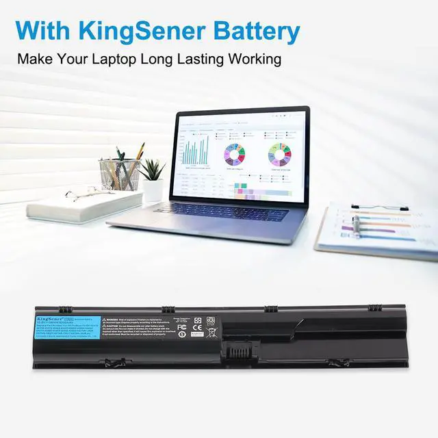 Alt view image 4 of 7 - KingSener PR06 Replacement Battery For HP Probook 4431s 4435s 4436s 4441s 4446s 10.8V 56Wh
