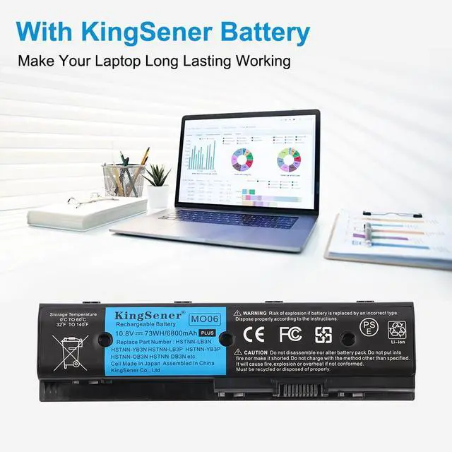 Alt view image 4 of 6 - KingSener MO06 Replacement Battery For HP Pavilion DV4-5004TX DV4-5003TX 5006TX DV4-5209TX DV4-5215TX