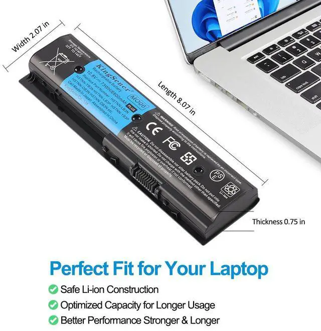 Alt view image 5 of 6 - KingSener MO06 Replacement Battery For HP Pavilion DV4-5004TX DV4-5003TX 5006TX DV4-5209TX DV4-5215TX