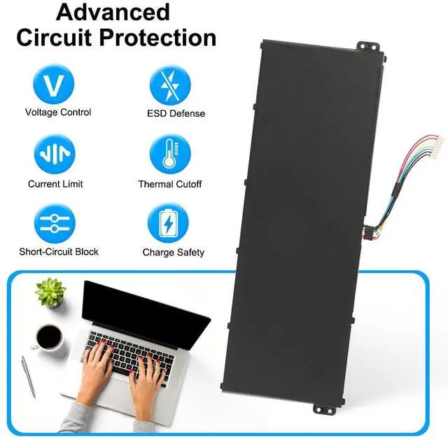 Alt view image 3 of 7 - KingSener AP18C7M Battery Replacement for Acer Swift 3 SF313-52 SF313-53 SF316-51 Swift 5 SF514
