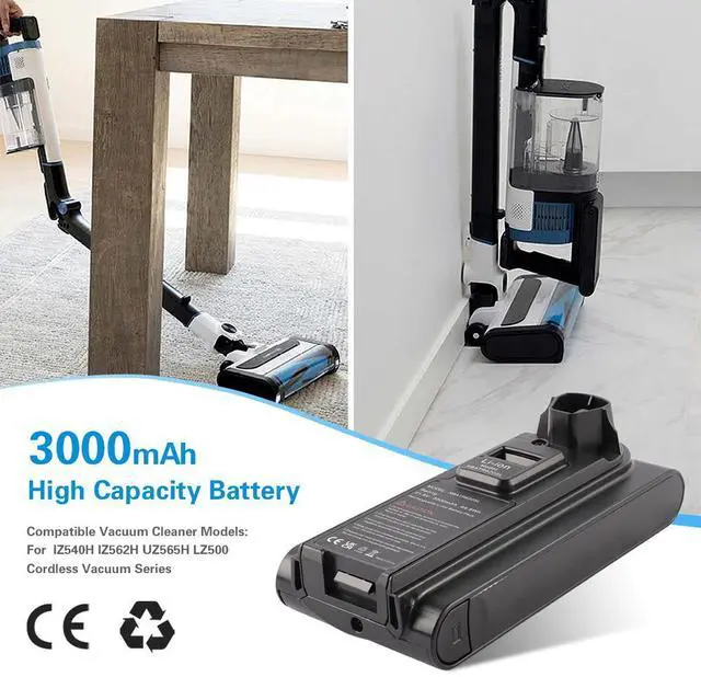 Alt view image 2 of 7 - KingSener XBATR620SL XBATR620SLEU Replacement Battery For Shark IZ540H IZ562H Cordless Vacuum Cleaners