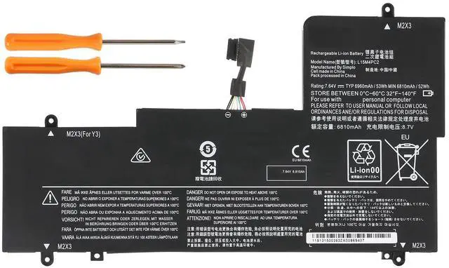 Main image of KingSener L15M4PC2 Battery for Lenovo Yoga 710-14ISK 710-14IKB 710-15IKB 53Wh 7.64V