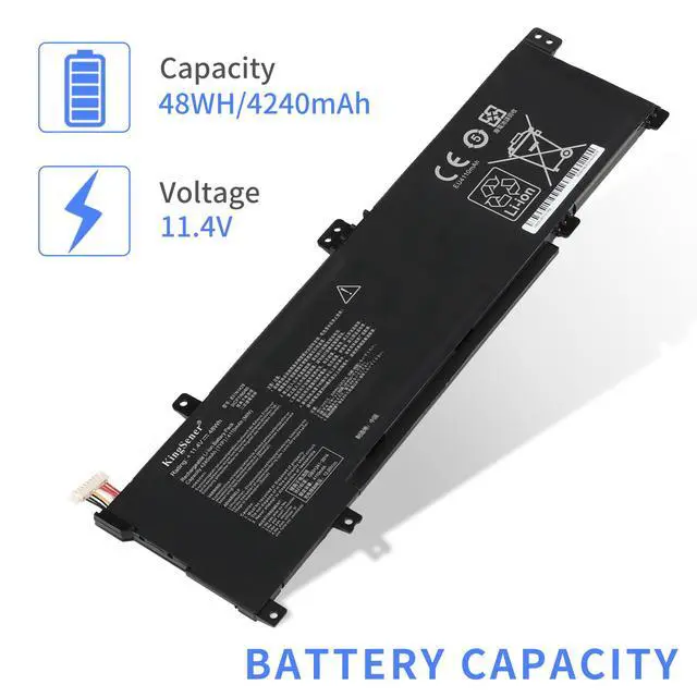 Alt view image 6 of 7 - KingSener B31N1429 Battery For ASUS A501LB A501LX A501UX R516LB R516LX R516UX V502LB 48WH
