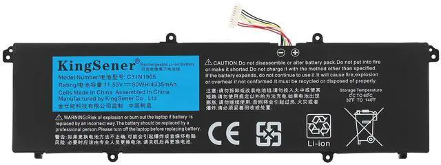 Main image of KingSener C31N1905 Laptop Battery For ASUS VivoBook S14 S433FA-AM035T 50Wh 11.55V long cable