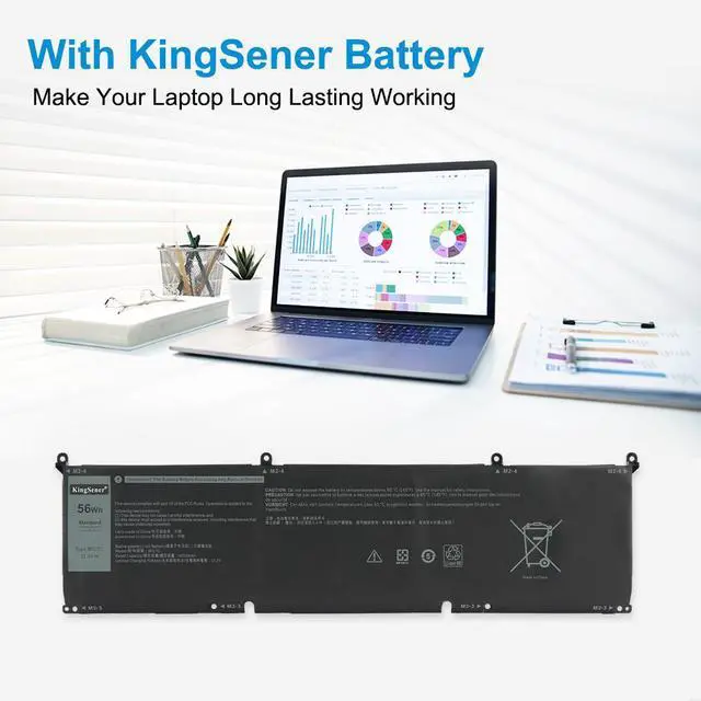 Alt view image 4 of 7 - KingSener 8FCTC Battery For Dell G15 XPS 15 9510 Precision 5550 5560 5570 0P8P1P 0DVG8M