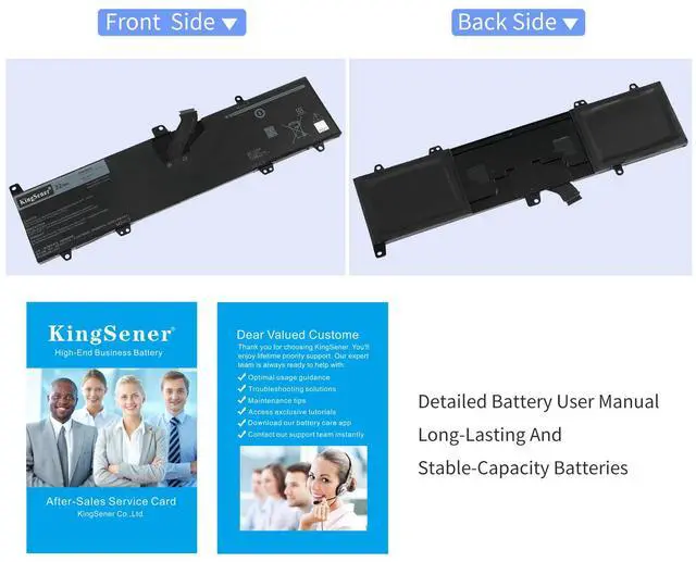 Alt view image 7 of 7 - KingSener 0JV6J Laptop battery For Inspiron 11-3162 11-3164 11-3168 11-3179 11-3162-D1208L 11-3162-D1208R Series 0HH6K9