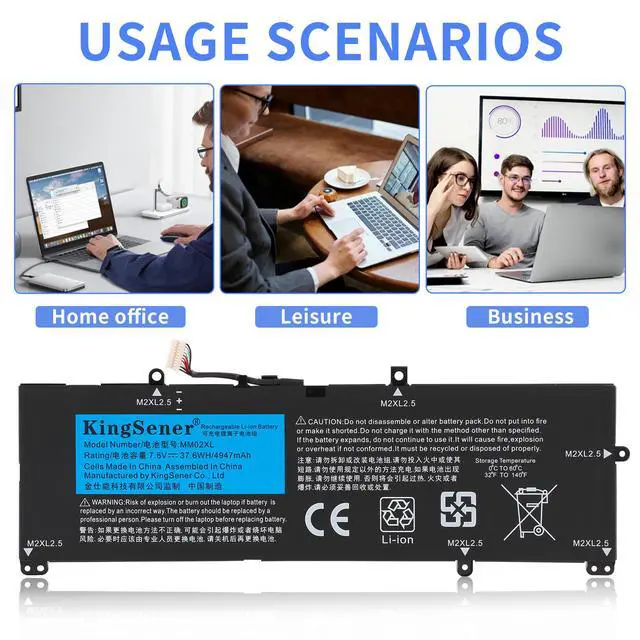 Alt view image 3 of 7 - KingSener MM02XL Laptop Battery For HP Pavilion 13-AN0046TU 13-AN0047TU
