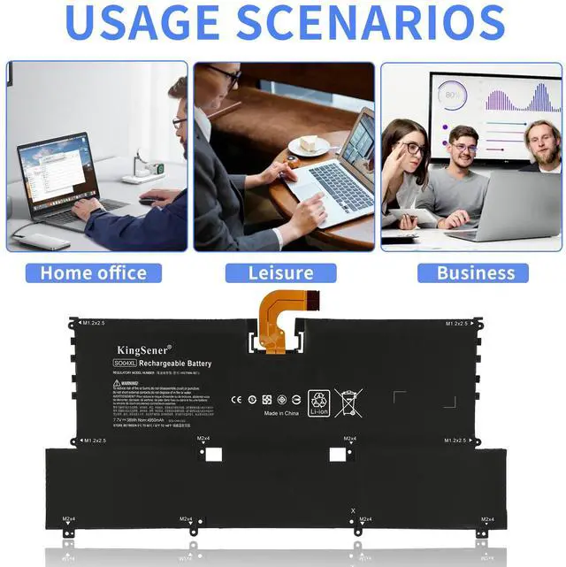 Alt view image 4 of 7 - KingSener SO04XL Laptop Battery For Hp Spectre 13 13-V016TU 13-V015TU 13-V014TU 13-V000 Series