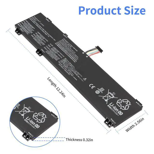 Alt view image 2 of 7 - KingSener L21B4PC0 Laptop Battery 60Wh For Lenovo Gaming 3 15ARH7 Legion Y9000P IAH7H
