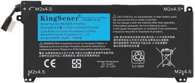 Main image of KingSener PG06XL Replacement Battery for HP Omen 5 Air 15-dh0006TX HSTNN-DB9F L48431-2C1