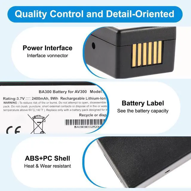 Alt view image 4 of 7 - KingSener MAP3724-BATT Replacement Battery For AccuVein Vein Finder System AV400 AV300 Locator Transilluminator