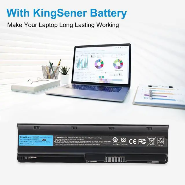 Alt view image 4 of 7 - KingSener MU06 Laptop Battery For HP Pavilion DM4 Envy 15-1100 Envy 17-1000 Envy 17-1200 Series 5600mAh