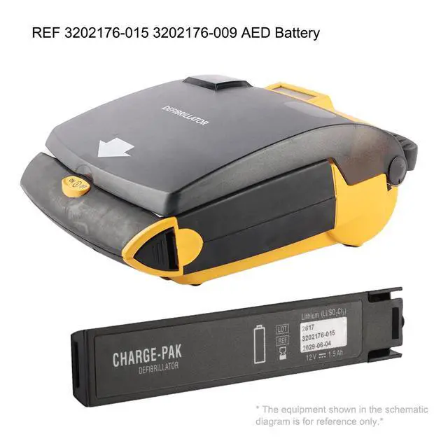 Alt view image 6 of 7 - KingSener 3202176-015 Replacement AED Battery for Physio-Control LIFEPAK CR Plus Express