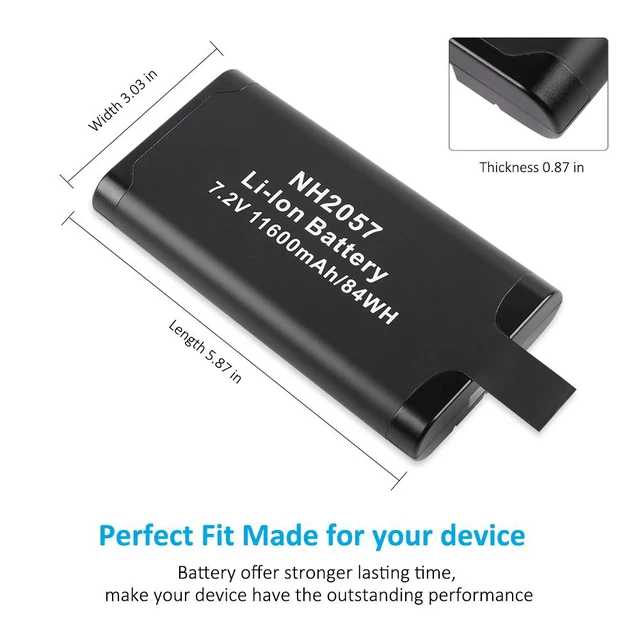 Alt view image 5 of 7 - KingSener NH2057 Industrial Tester Battery For INSPIRED ENERGY GR101351 NH2057ZD29 NH2057GE29 NH2057HD34 13.6Ah/98WH