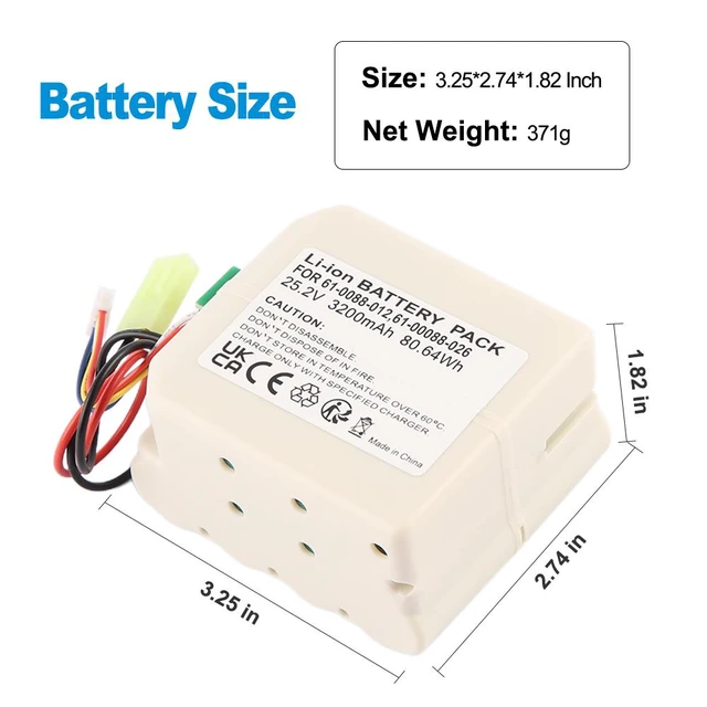 Alt view image 5 of 7 - KingSener 61-0088-012 Battery For Bissell ICONpet 22889 2288 Cordless Vacuum 25.2V