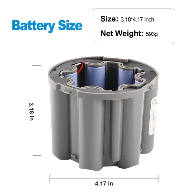 Alt view image 3 of 7 - KingSener CL2123-7S1P-02B Replacement Battery For Tineco Floor ONE S7 PRO