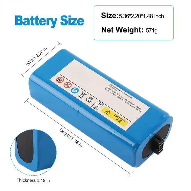 Alt view image 4 of 7 - KingSener BT-2000 Battery for CHISON QBit 7 QBit 9 Portable Ultrasound System 14.4V 130Wh