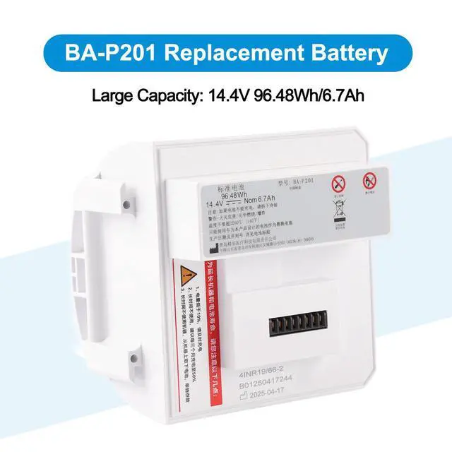Alt view image 2 of 7 - KingSener BA-P201 Replacement Battery For Rhythm Healthcare P2-E6 Portable Oxygen Concentrator