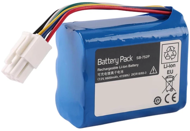 Main image of KingSener SB-752P Battery for Nihon Kohden SVM-7521 SVM-7523 Patient Monitor 6600mAh 47.5Wh 7.4V