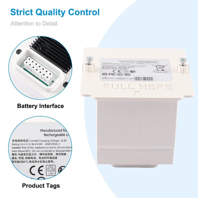Alt view image 4 of 7 - KingSener 5399340-3 S5399340-2 Battery For GE Vivid S60N S60 Cardiac Ultrasound Scanner
