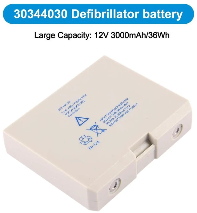 Main image of KingSener 30344030 Defibrillator Battery For GE MSC Freiburg CardioServ 30344030 SCP 913 915 922