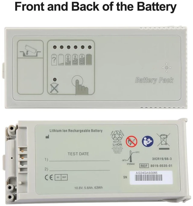 Alt view image 5 of 7 - KingSener 8000-0580-01 Replacement Battery for ZOLL SurePower II Lithium-Ion X Series