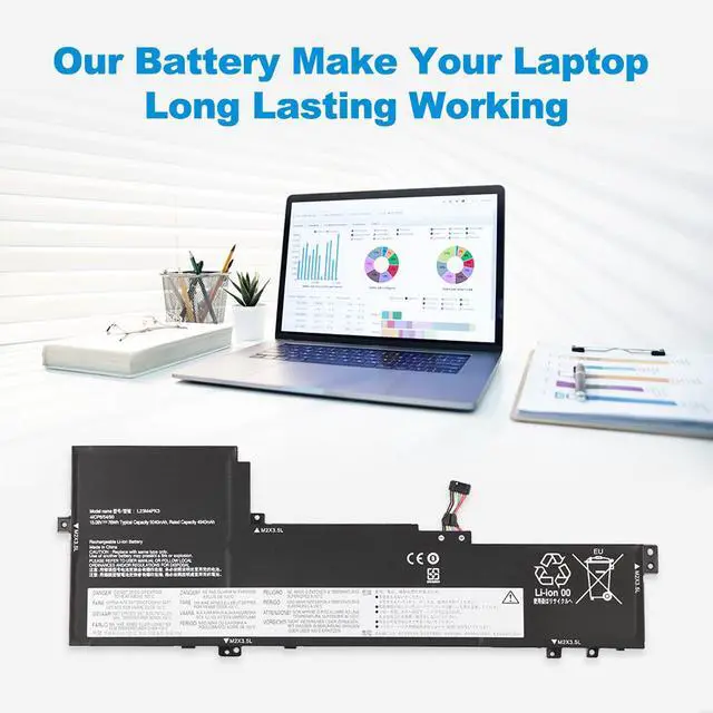 Alt view image 4 of 7 - KingSener L23M4PK3 Laptop Battery For Lenovo Xiaoxin 16 IRL8 2024 Series L23C4PK3