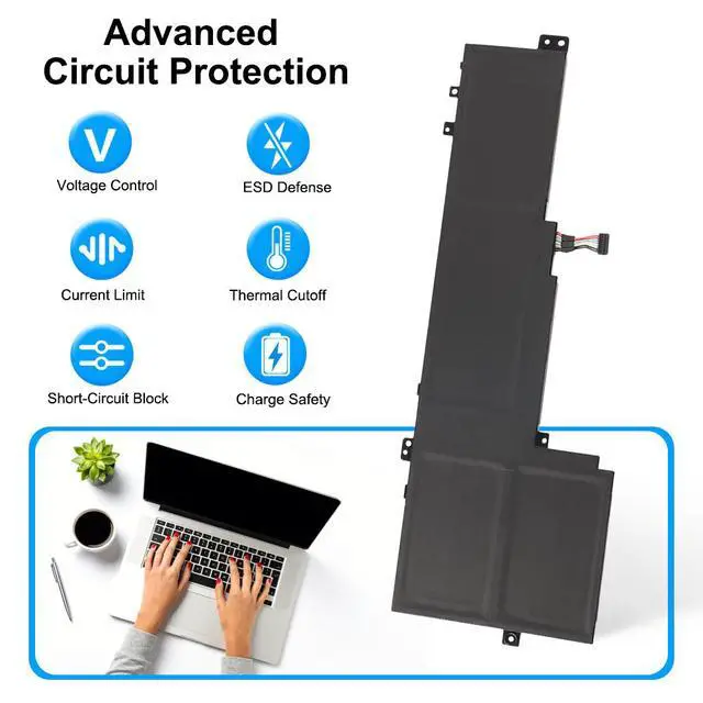 Alt view image 3 of 7 - KingSener L23M4PK3 Laptop Battery For Lenovo Xiaoxin 16 IRL8 2024 Series L23C4PK3