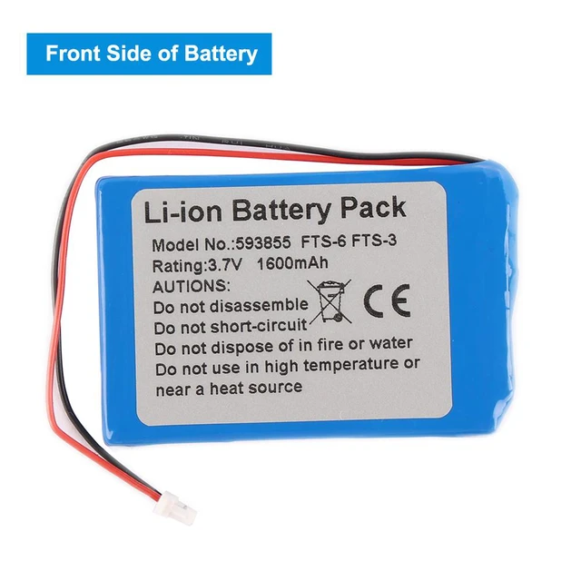 Alt view image 7 of 7 - KingSener 593855 Replacement Battery For Edan FTS-3 Wireless Fetal Monitor Probe