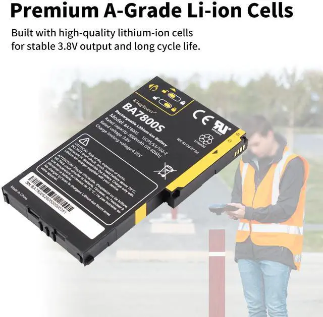 Alt view image 6 of 7 - KingSener BA7800S Replacement Battery For Stonex UT10 Unistrong RS60 GISBEE A8 Handheld 8000mAh