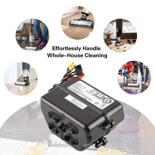 Alt view image 6 of 7 - KingSener 1635308 Replacement Battery For Bissell CrossWave X7 Cordless Pro 25.9V 2500mAh