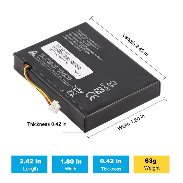 Alt view image 5 of 7 - KingSener VB3300 Replacement Battery For Motorola VB400 Body Camera