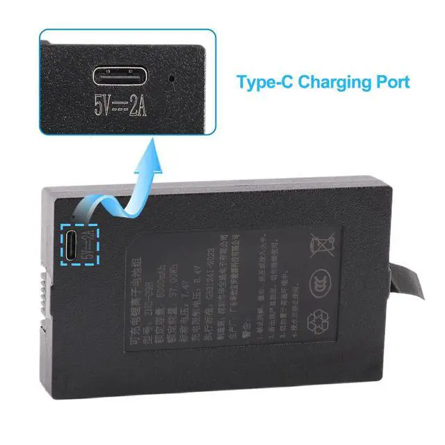 Alt view image 5 of 7 - KingSener ZNS-09H 5000mAh Replacement Battery For Smart Door Lock